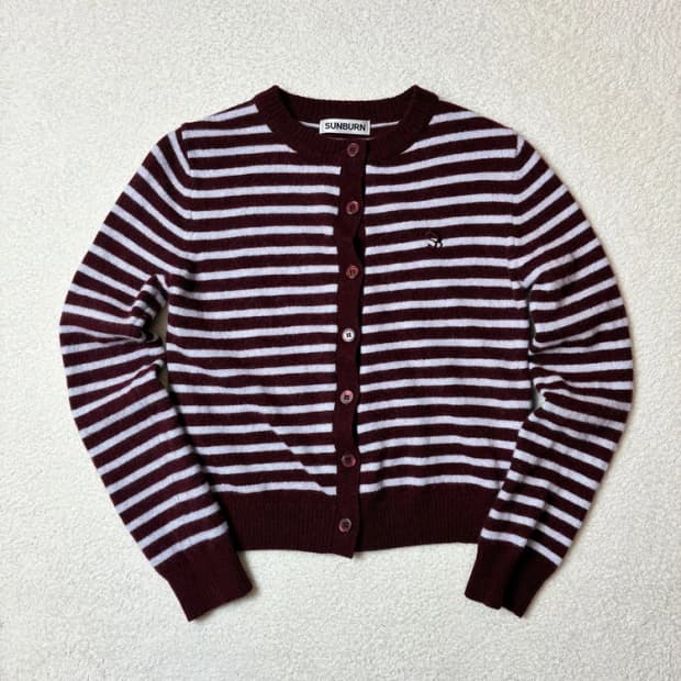 선번프로젝트 25FW 캐시미어 블렌드 라운드 가디건 PN6310