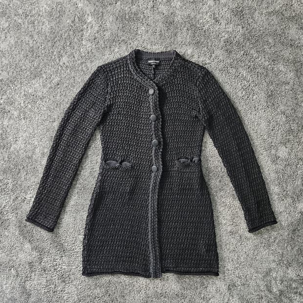 EMPORIO ARMANI 롱 니트 가디건