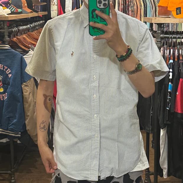 [HI] 폴로 랄프로렌 클래식 반팔 셔츠 스카이블루