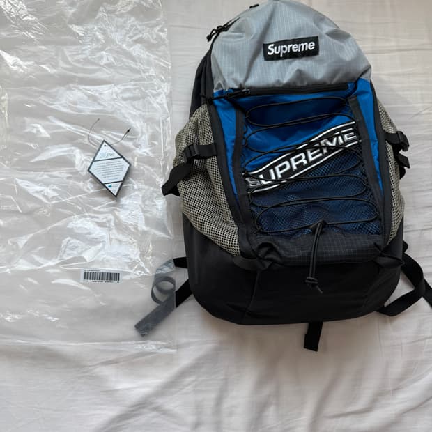 슈프림 백팩 블루