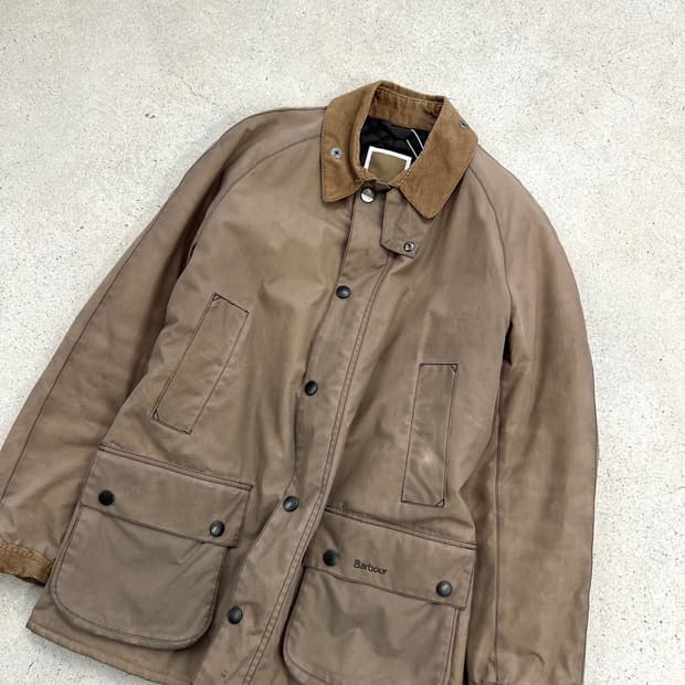 바버 X 팬톤 14SS ASHTONE 왁스 자켓