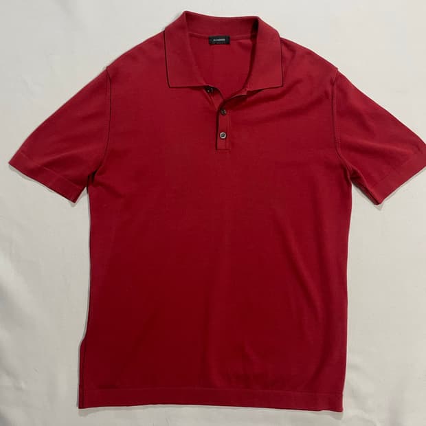 00’s 질샌더 니트 피케 셔츠