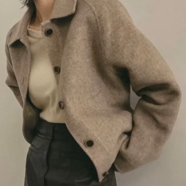 [시엔느] 헤링본 핸드메이드 자켓