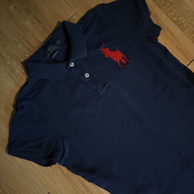 폴로 빅포니 스키니핏 슬림핏 카라티 반팔