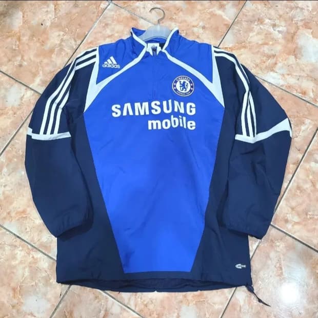 아디다스 07 08 첼시 1/4집업 트레이닝