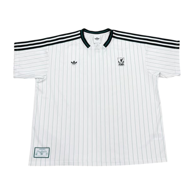 아디다스 리버풀 FC 테라스 아이콘 풋볼 저지 반팔 화이트 3XL