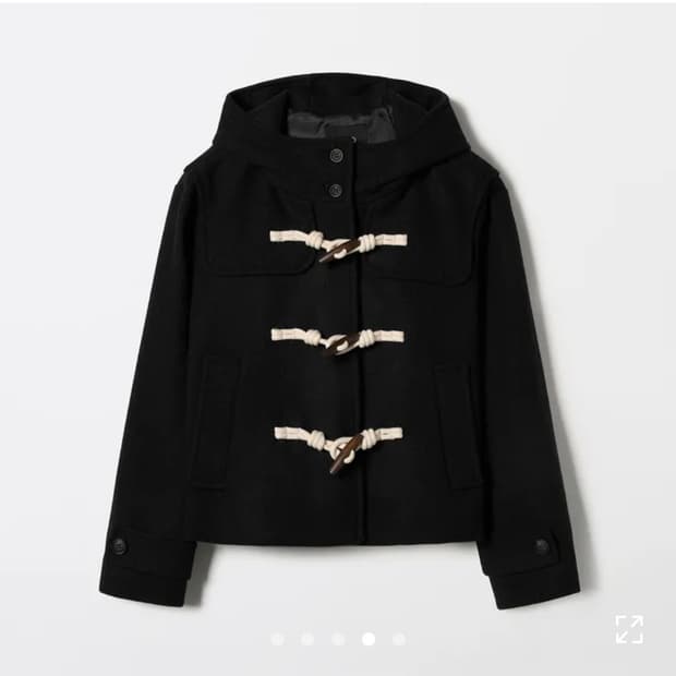 스파오 더플 숏코트 떡볶이코트