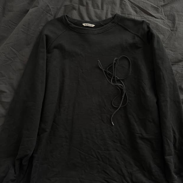 오라리 21SS 스웻셔츠 (블랙, 1)