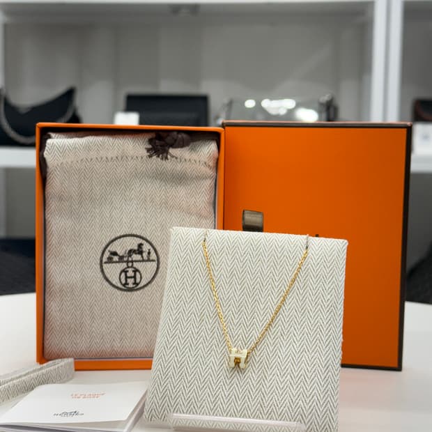 [미니] 에르메스 팝아슈 목걸이