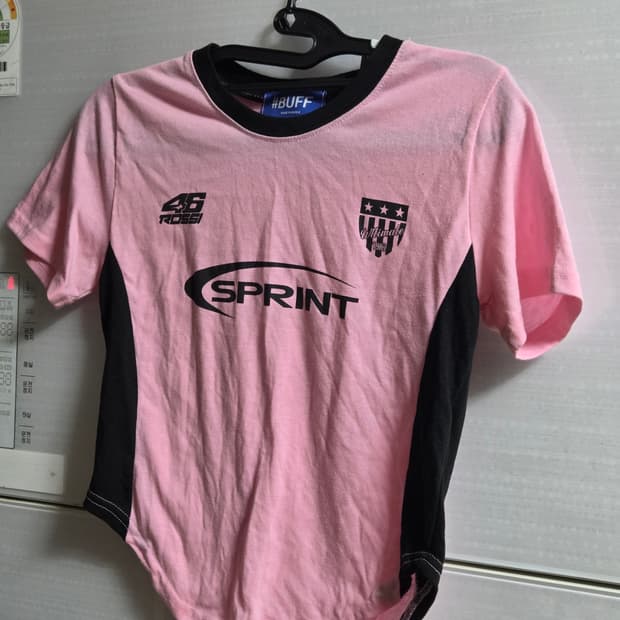 6천원급처! 블록코어 블랙핑크 핑검 검핑 크롭 반팔티