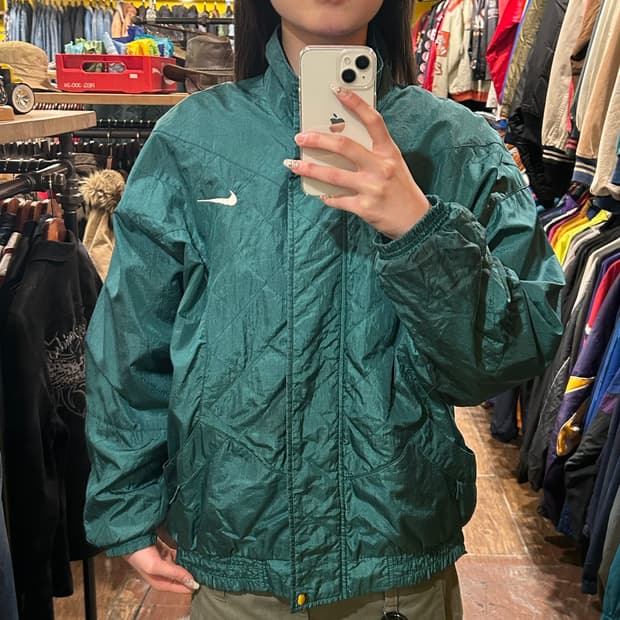 [HI] 나이키 바람막이 그린 