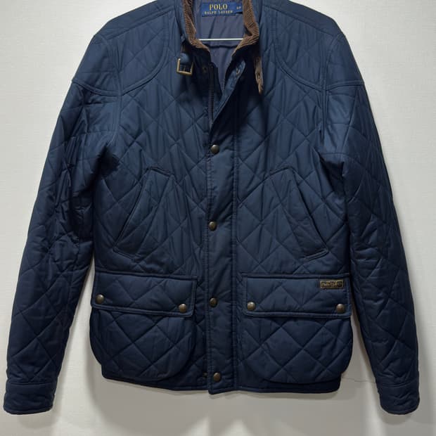 폴로 랄프로렌 퀄팅 자켓 네이비 S
