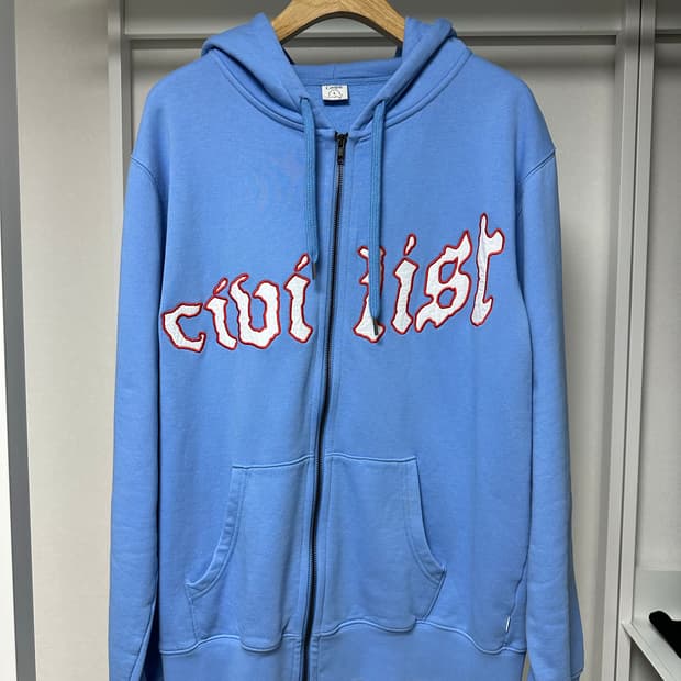 Civilist 하늘색 후드집업 L 급처