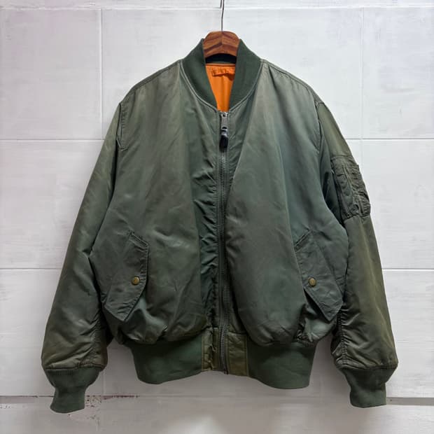 80s Alpha Industries 알파인더스트리 ma-1 봄버 자켓 
