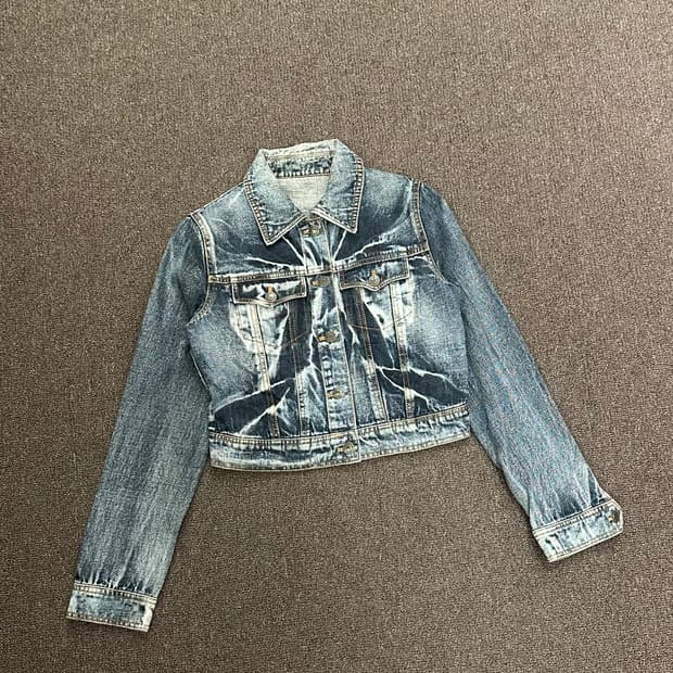 L)Japanese vintage 여성 트러커 데님 자켓