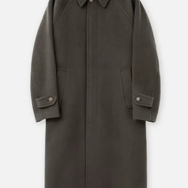 [4] 브라운야드 24fw 발마칸 코트 올리브 그레이