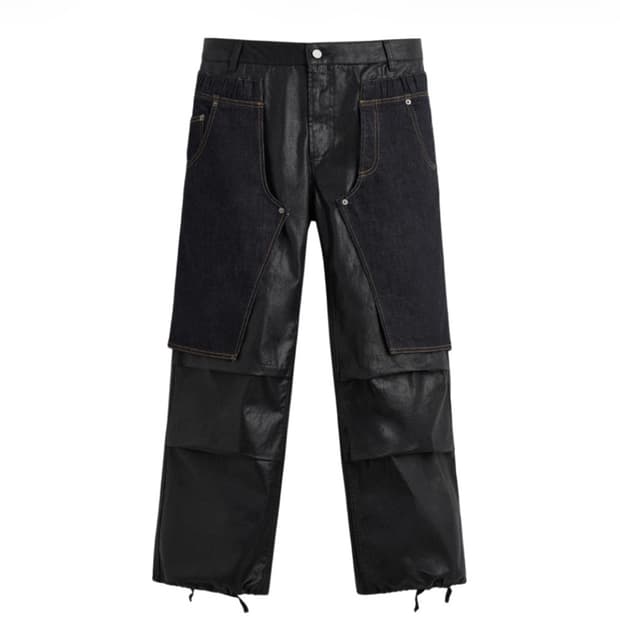 자라 x 앤더슨벨 컴바인드 레이어드 진 블랙