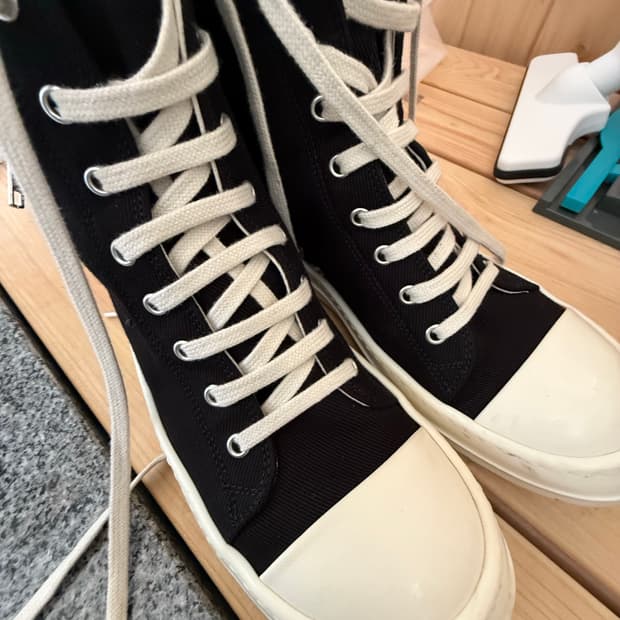 릭오웬스 카고 스니커즈 ( EU 38) 