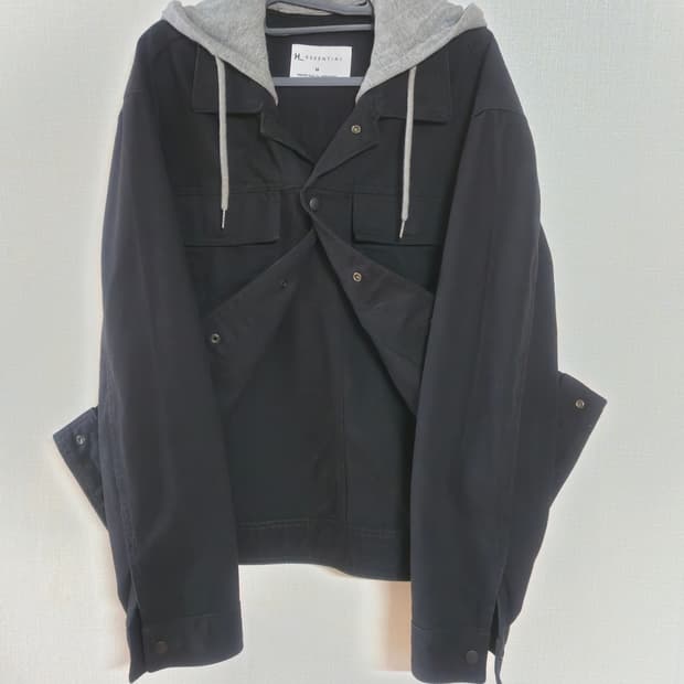 행텐 데님 트러커 후드 자켓, 데님 자켓, 후드 자켓