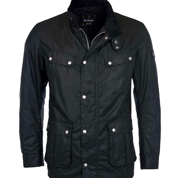 barbour 바버 인터네셔널 듀크 왁스 자켓 딥네이비 M