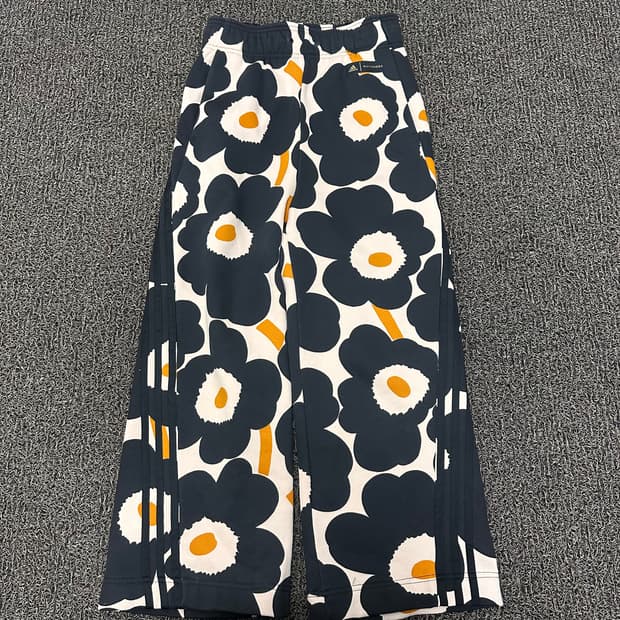 아디다스 x 마리메꼬 콜라보 플라워 트레이닝복 팬츠 바지 S