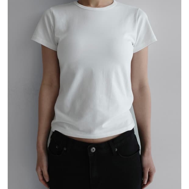 새상품) 라룸 베이직티셔츠 화이트