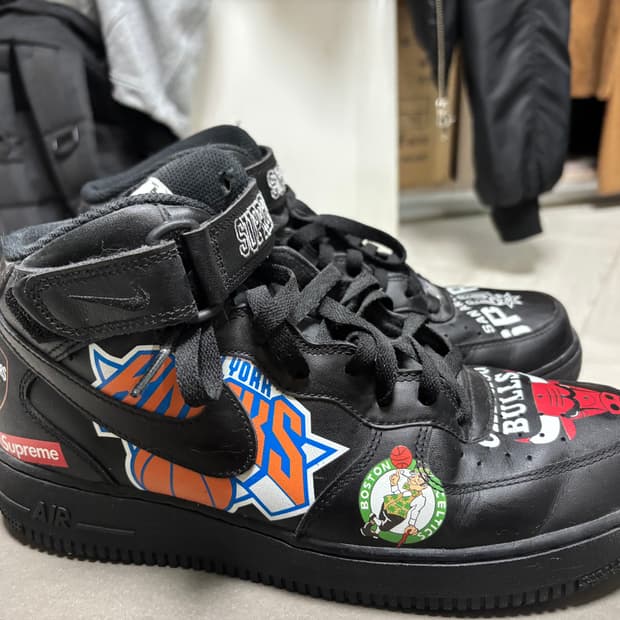 (275) 슈프림 x 나이키 x NBA 에어포스 미드