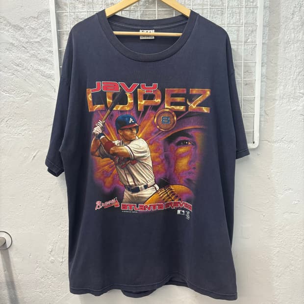 00s Lee Sports 하비 로페즈 프린팅 반팔 티셔츠 XL 