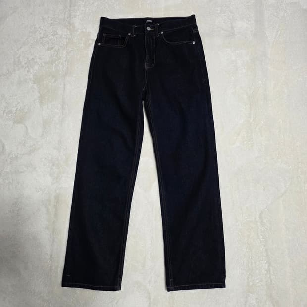 (31)무신사 스트레이트 데님 팬츠 딥인디고