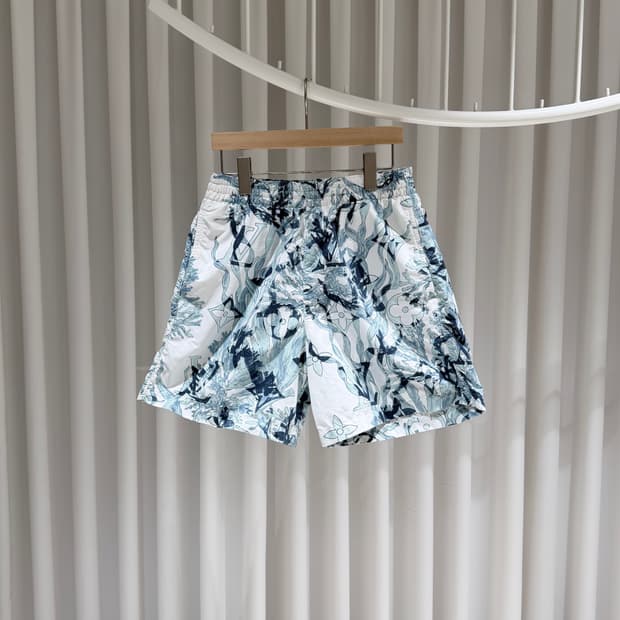 (S/S) / 루이비통 모노그램 아쿠아가든 스윔 쇼츠 블루 팬츠