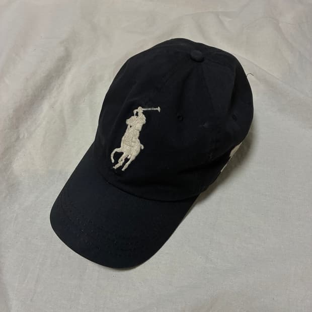 폴로 랄프로렌 빅포니 3 블랙 볼캡