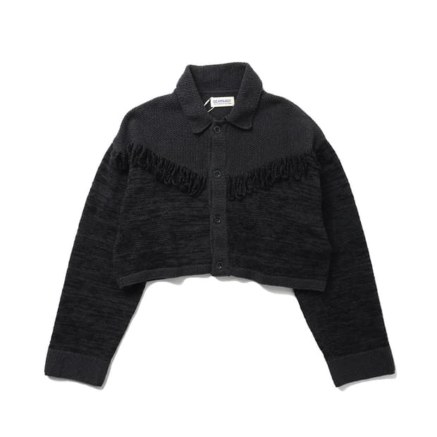 빔즈보이 BEAMS BOY Short Fringe Cardigan