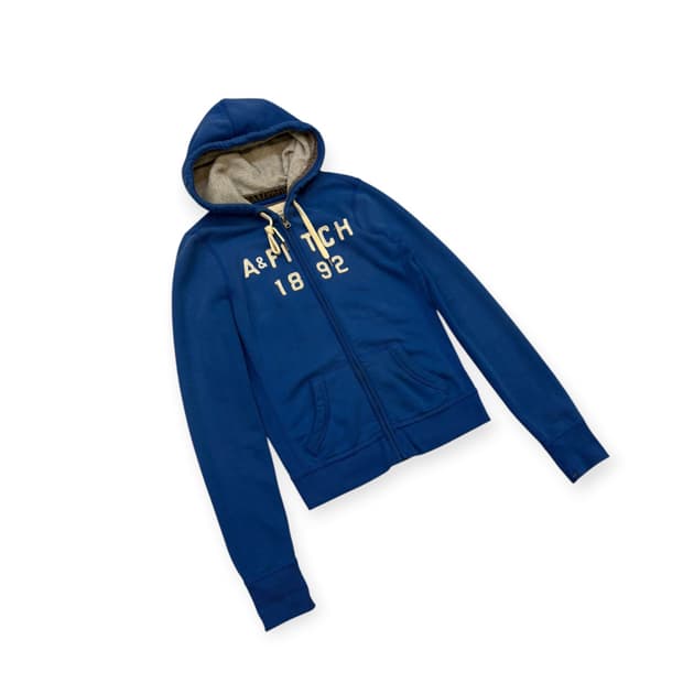 아베크롬비 1892 블루 후드집업