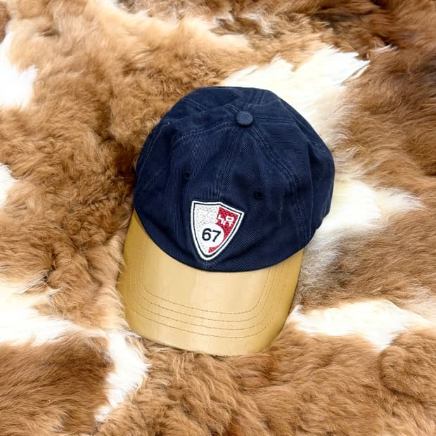 폴로 스포츠 네이비 자수 볼캡