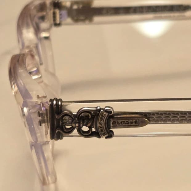 [정품] Chrome Hearts 클리어 솔 대거 안경