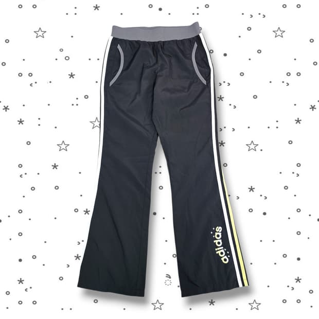 S Adidas 아디다스 큐빅 레터링 트레이닝 팬츠