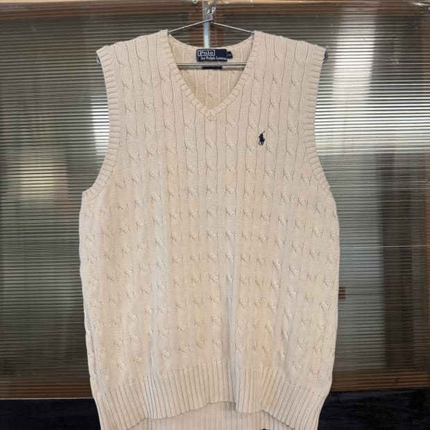 polo knit vest