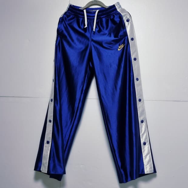 여성 레어 나이키 푸퍼 와이드 스트릿 팬츠 바지 트레이닝복