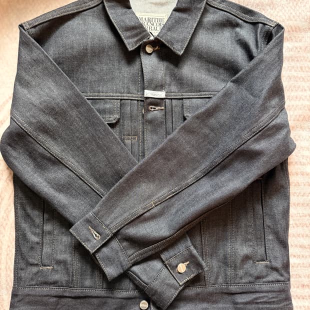 Marithe Francois Girbaude raw denim jack