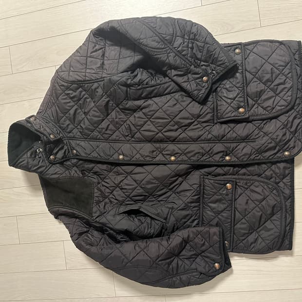 폴로 랄프로렌 퀄티우헌팅 자켓 어깨가죽패치