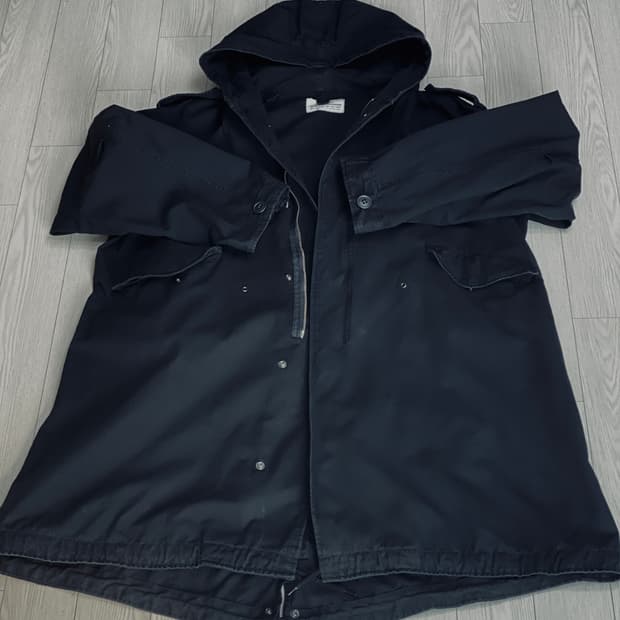 미군 M1951 피쉬테일 복각 개파카 블랙 외피 XL 105