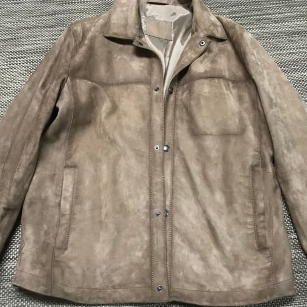 로가디스 고트 스웨이드 자켓 RY513ZPO4