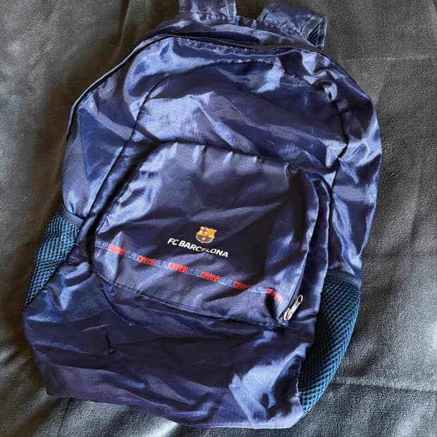FC 바르셀로나 네이비 트래블 백팩