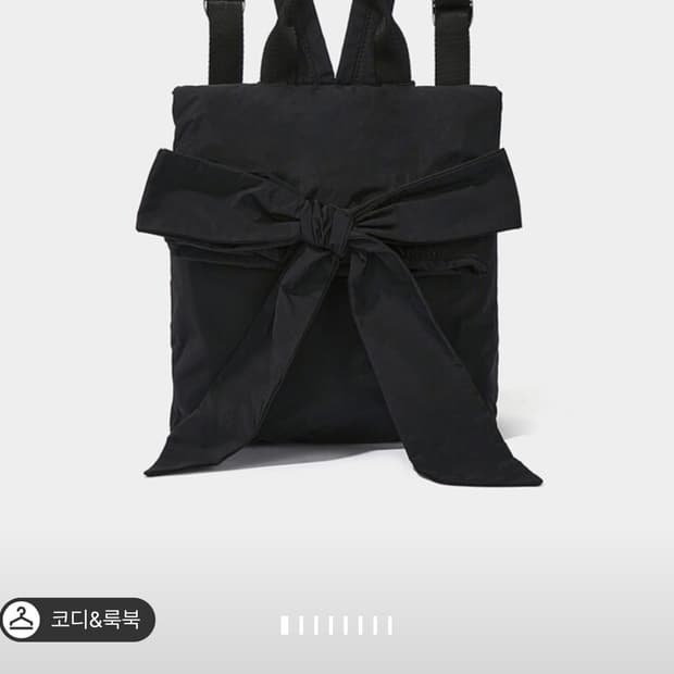 오즈세컨 리본 백팩 (베이지)