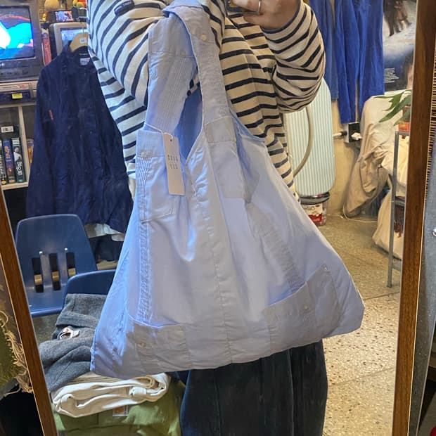 쿠바셔츠 리싸이클링 에코백