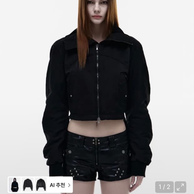 오퍼스 0012 Op. 03 VELOCITY CROP MA-1 BLACK