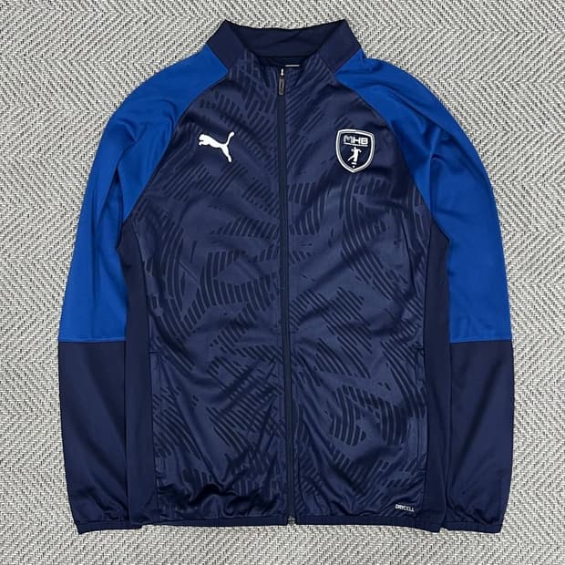 푸마 패턴 배색 트랙탑 v0767