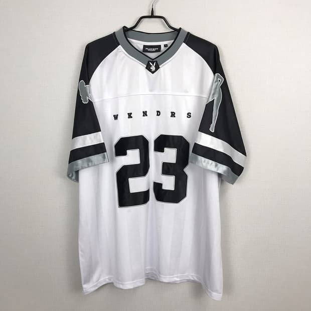 위캔더스 플레이보이 풋볼 반팔 져지 남성XL