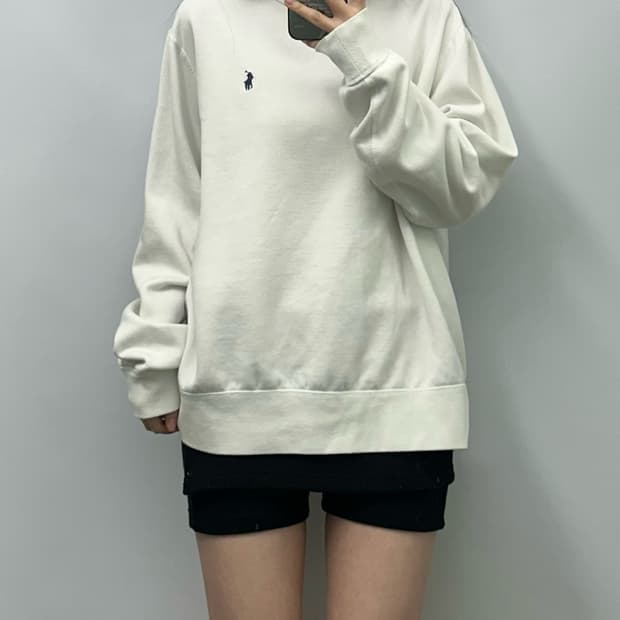 폴로 랄프로렌 신형 화이트 맨투맨