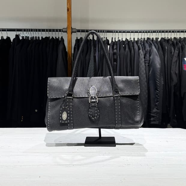 펜디 블랙 셀러리아 린다 토트백